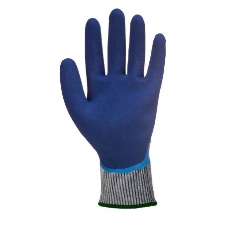 Gant anticoupure enduit latex double couche niveau D Bleu – Portwest AP81