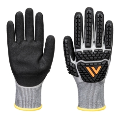 Gant de protection thermique et anti-coupure niveau F Gris/noir – Portwest AP54