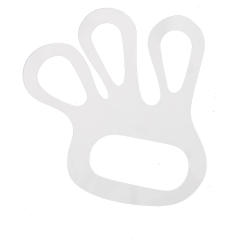 Tendeur de gants pour gant de cotte de mailles Blanc – Portwest AC05, paquet de 50