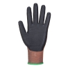 Gant anti-coupure niveau C mousse nitrile jauge 18 Gris/noir – Portwest CT32