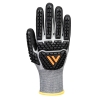 Gant de protection thermique et anti-coupure niveau F Gris/noir – Portwest AP54