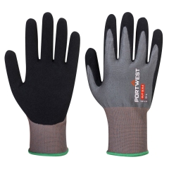 Gant anti-coupure niveau D enduit mousse nitrile Gris/noir – Portwest CT45