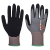 Gant anti-coupure niveau D enduit mousse nitrile Gris/noir – Portwest CT45