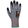 Gant anti-coupure niveau F mousse nitrile jauge 13 Gris/noir – Portwest CT67