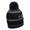 Bonnet acrylique tricoté coupe-vent à pompon Gris métal – Portwest B036