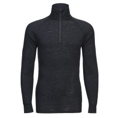 Haut thermique laine mérino col zippé 1/4 Noir – Portwest B184