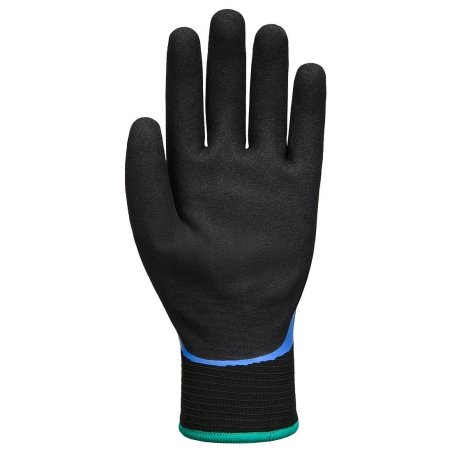 Gant thermique double enduction latex anti-froid Bleu/noir – Portwest AP01