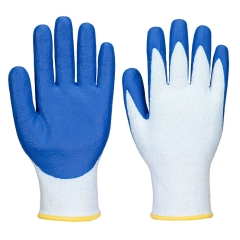 Gant anti-coupure niveau C jauge 13 enduit nitrile alimentaire Bleu – Portwest AP74