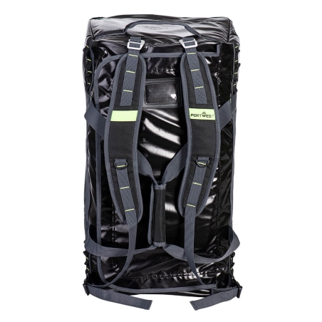 Sac de sport imperméable PVC grande capacité 70L Noir – Portwest B950