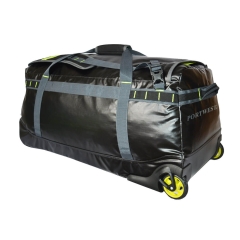 Sac trolley 100L résistant à l'eau polyester 600D Noir – Portwest B951