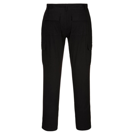 Pantalon combat coupe slim résistant aux coupures niveau D Noir – Portwest CR40