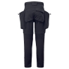 Pantalon modulable 3 en 1 convertible short haute visibilité Noir/jaune – Portwest BX321