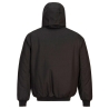 Veste à capuche matelassée doublure duvet de canard Noir – Portwest DC801