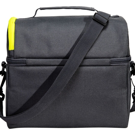 Lunch box isotherme deux compartiments à bandoulière Gris zoom – Portwest B913