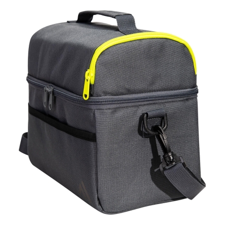 Lunch box isotherme deux compartiments à bandoulière Gris zoom – Portwest B913