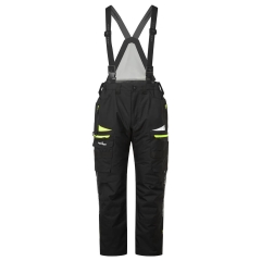 Pantalon d'hiver isolé à bretelles stretch genouillères Noir – Portwest DX458