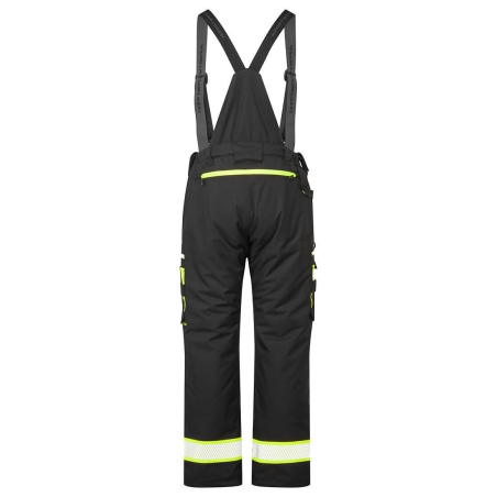 Pantalon d'hiver isolé à bretelles stretch genouillères Noir – Portwest DX458