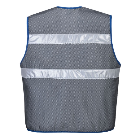 Gilet rafraîchissant évaporatif protection thermique 8h Gris – Portwest CV01