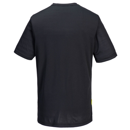 T-shirt de travail coupe active polyester polypropylène Noir – Portwest DX411