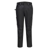 Pantalon softshell stretch 2 couches avec poches genouillères Noir – Portwest CD840