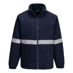 Polaire haute visibilité Iona Lite anti-boulochage Marine – Portwest F433
