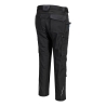 Pantalon softshell stretch 2 couches avec poches genouillères Noir – Portwest CD840