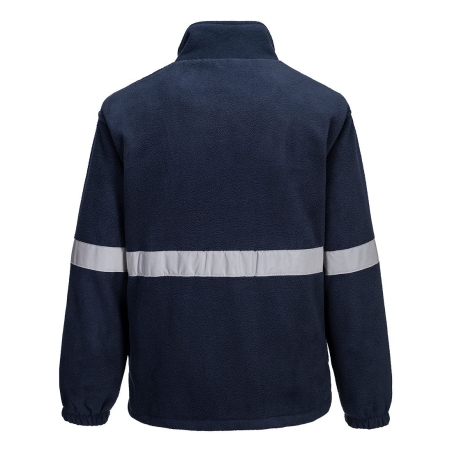 Polaire haute visibilité Iona Lite anti-boulochage Marine – Portwest F433