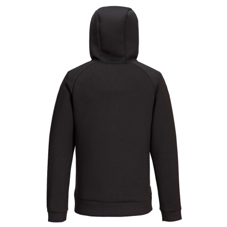 Sweat à capuche zippé stretch 4 directions DX4 Noir – Portwest DX467