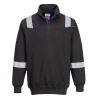 Sweat résistant à la flamme multirisque WX3 Noir – Portwest FR710