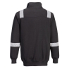 Sweat résistant à la flamme multirisque WX3 Noir – Portwest FR710