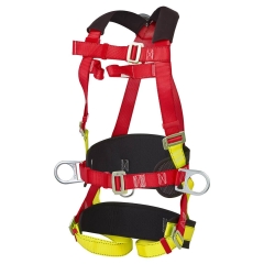 Harnais anti-chute 3 points universel confort rembourré Rouge – Portwest FP18