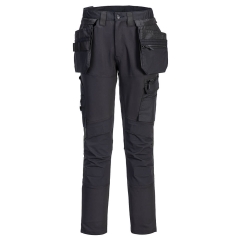 Pantalon de travail stretch DX4 à poches holster amovibles Noir – Portwest DX456