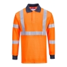 Polo résistant à la flamme multirisque haute visibilité classe 3 Orange – Portwest FR76