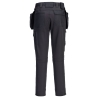 Pantalon de travail stretch DX4 à poches holster amovibles Noir – Portwest DX456