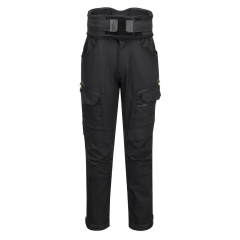 Pantalon de travail maintien lombaire 4X stretch multipoches Noir – Portwest DX408