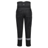 Pantalon de travail maintien lombaire 4X stretch multipoches Noir – Portwest DX408