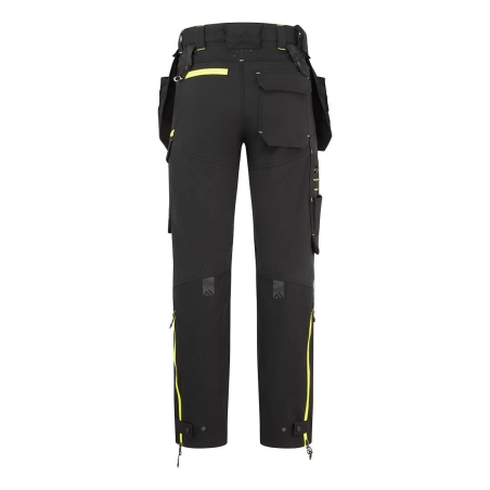 Pantalon déperlant holster multipoches avec protection genoux Noir – Portwest EV447