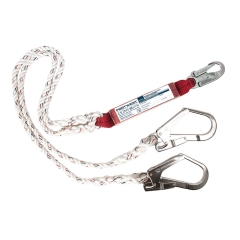 Double longe en Y 1,8 m avec absorbeur d'énergie Blanc – Portwest FP25