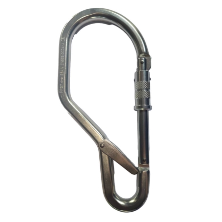 Mousqueton de sécurité aluminium 60 mm 23 kN Argent – Portwest FP37