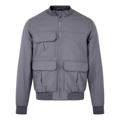 Blouson bomber isolé pour travaux extérieurs Gris zoom – Portwest KA360