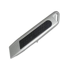 Couteau de sécurité à lame rétractable automatique en alliage de zinc Argent – Portwest KN20
