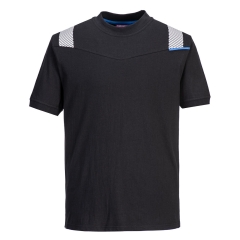 T-shirt de travail résistant à la flamme et antistatique Noir – Portwest FR712