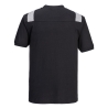 T-shirt de travail résistant à la flamme et antistatique Noir – Portwest FR712