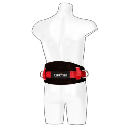 Ceinture de maintien au travail rembourrée ajustable Noir – Portwest FP08