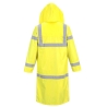 Manteau de pluie haute visibilité longue longueur 122 cm Jaune – Portwest H445