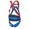 Harnais antichute ergonomique 3 points dorsal et latéral Rouge – Portwest FP17