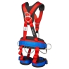 Harnais antichute 4 points de fixation confort ergonomique Rouge – Portwest FP19