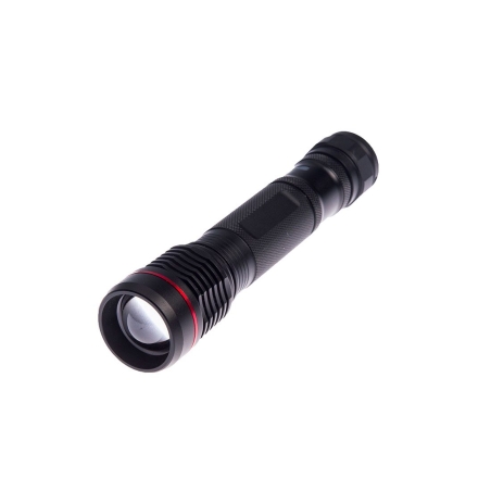 Torche rechargeable USB avec fonction chargeur de secours Noir – Portwest PA75, boîte de 6