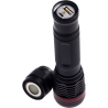 Torche rechargeable USB avec fonction chargeur de secours Noir – Portwest PA75, boîte de 6