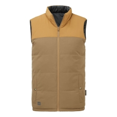 Gilet réversible matelassé sans manches Marron café – Portwest KA361